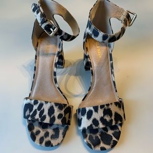Old Navy Leopard Heels Size 8